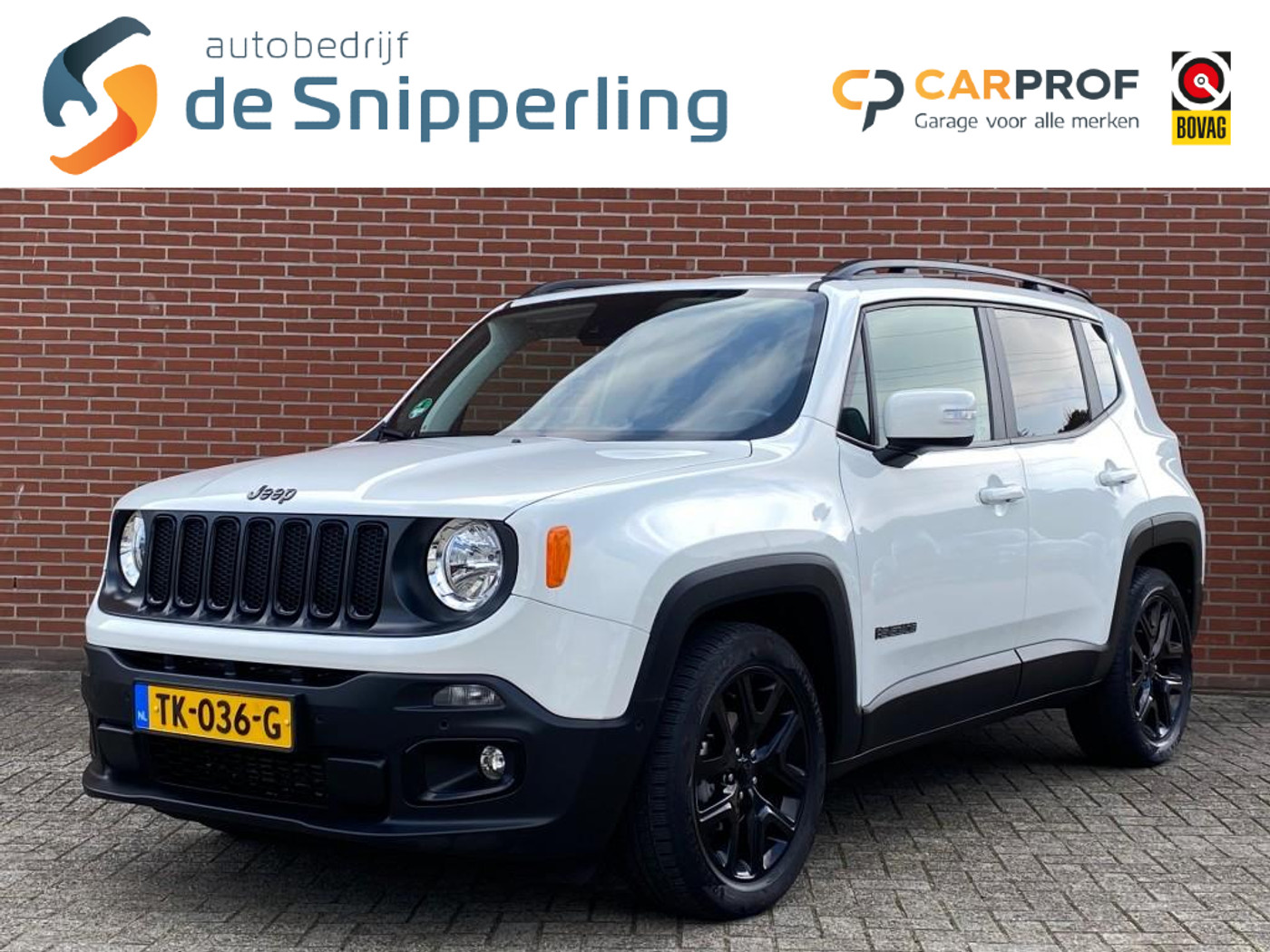 Jeep Renegade 1.4 M.AIR Limited AUTOMAAT NAV ADAPT-CRUISE CARPLAY PDC LMV 2018 - voorkant