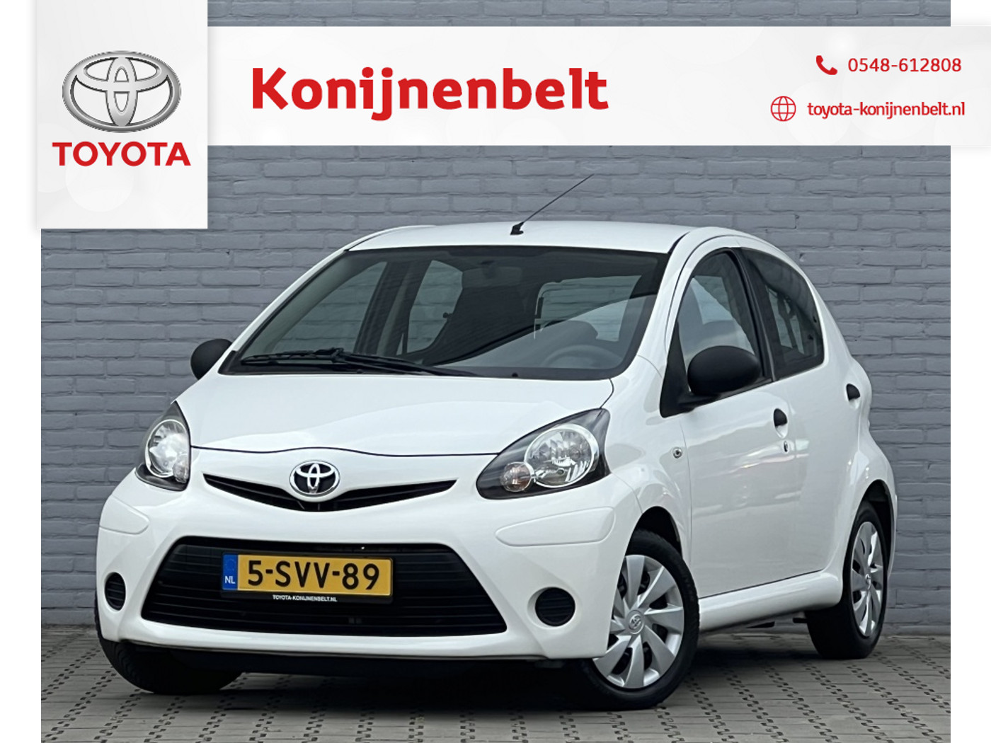 Toyota Aygo 1.0 VVT-i Now 2014 - voorkant