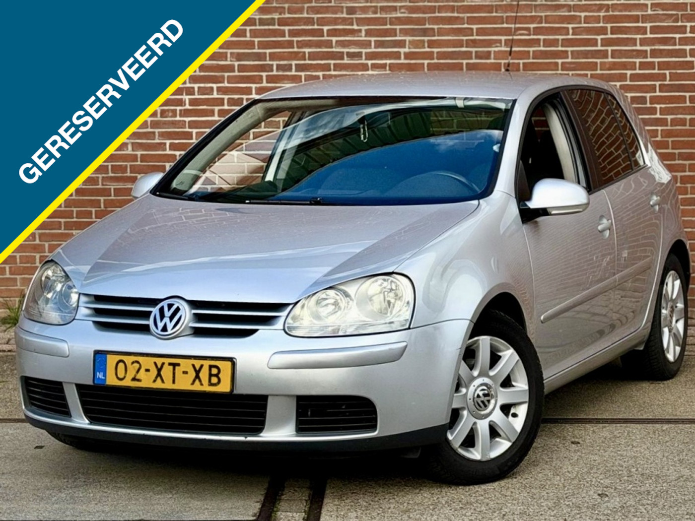 Volkswagen Golf 1.6 FSI Optive 3 |Clima |CruiseC |Nieuwe APK | 2007 - voorkant