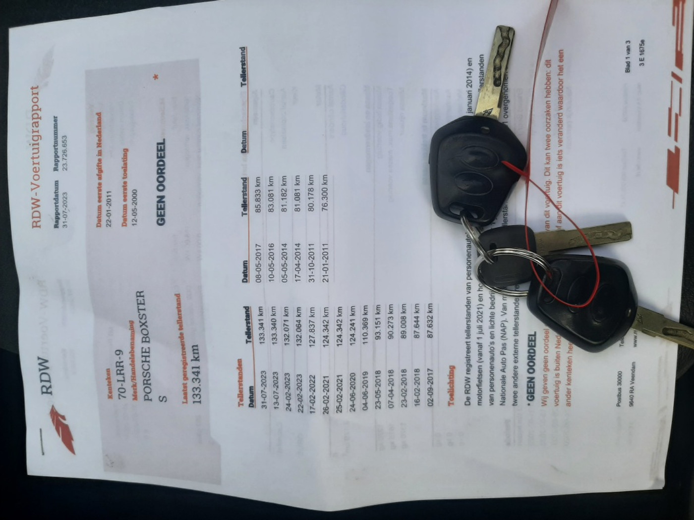 Foto van Porsche Boxster S