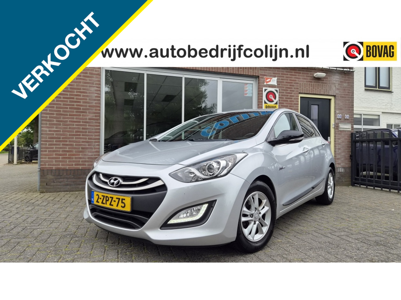 Hyundai I 30 1.6 GDI Go!, Trekhaak, Navi, NL auto! 2015 - voorkant