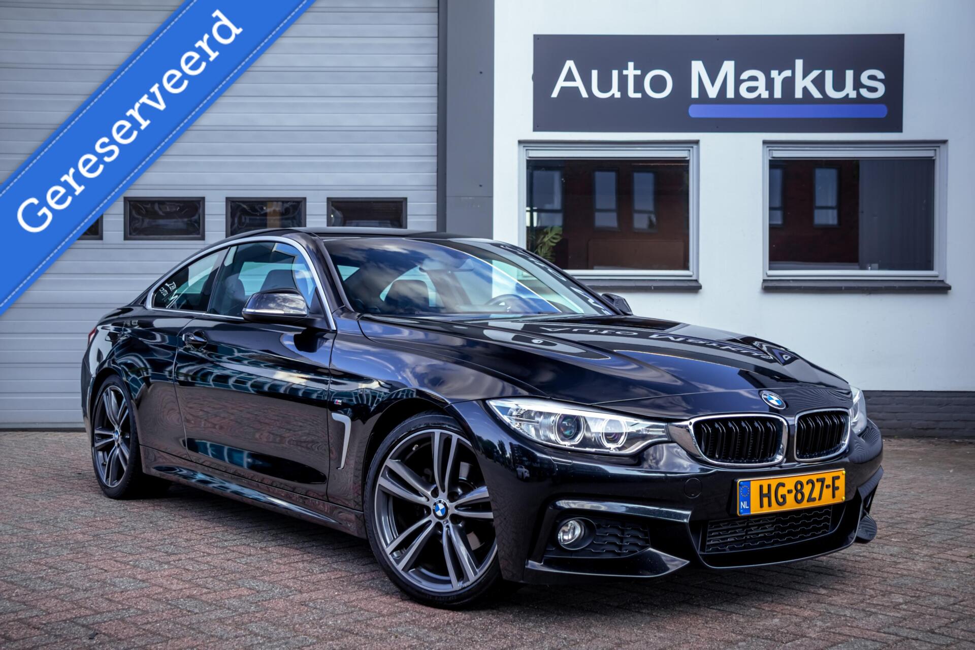 BMW 420i 420i 3X M-Sport|Flippers|Dealeronderhouden|Leder|Xenon 2015 - voorkant