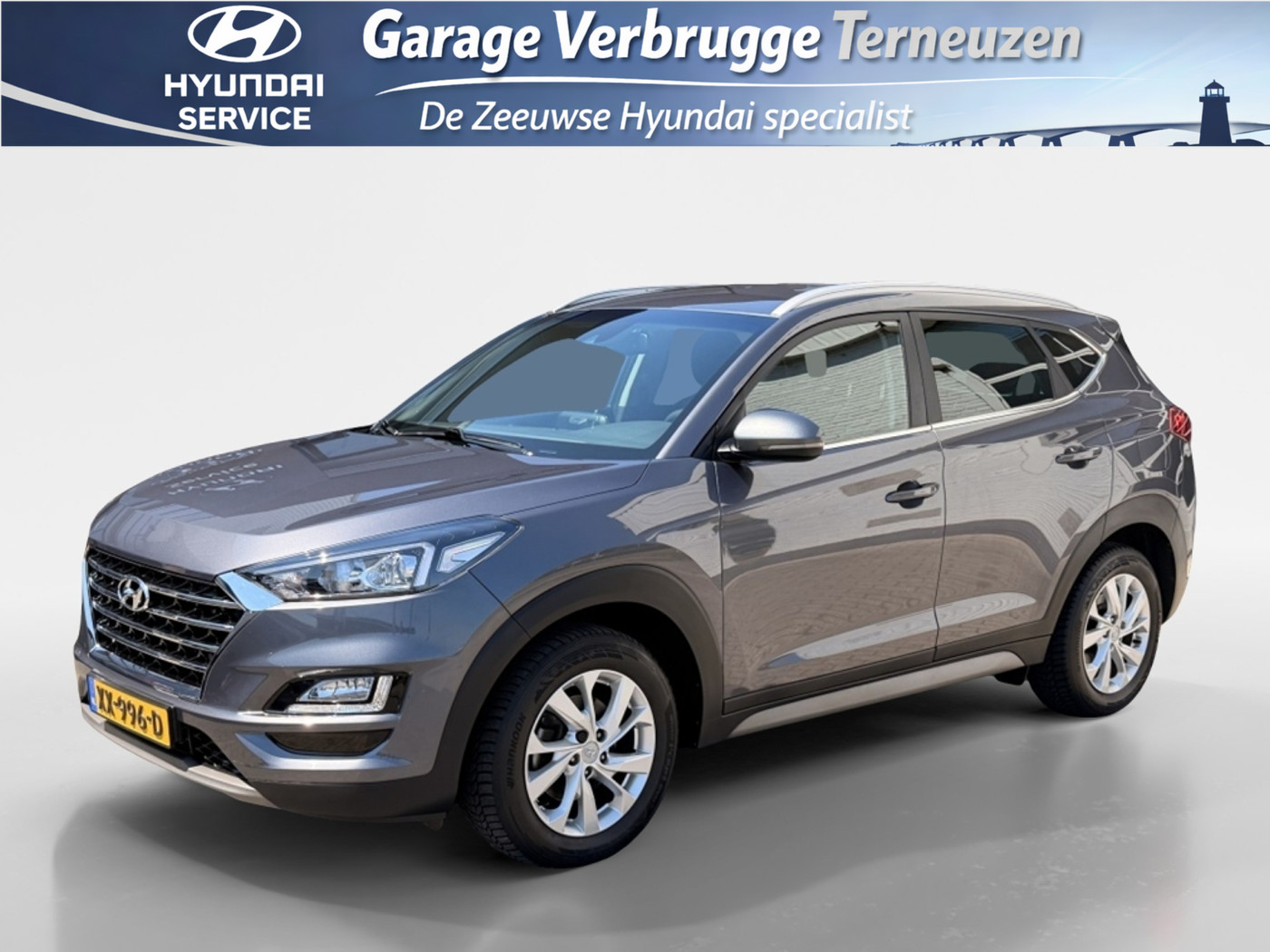 Hyundai Tucson 1.6 T-GDI Comfort Automaat | Navigatie | Stoel verwarming | Adap 2019 - voorkant