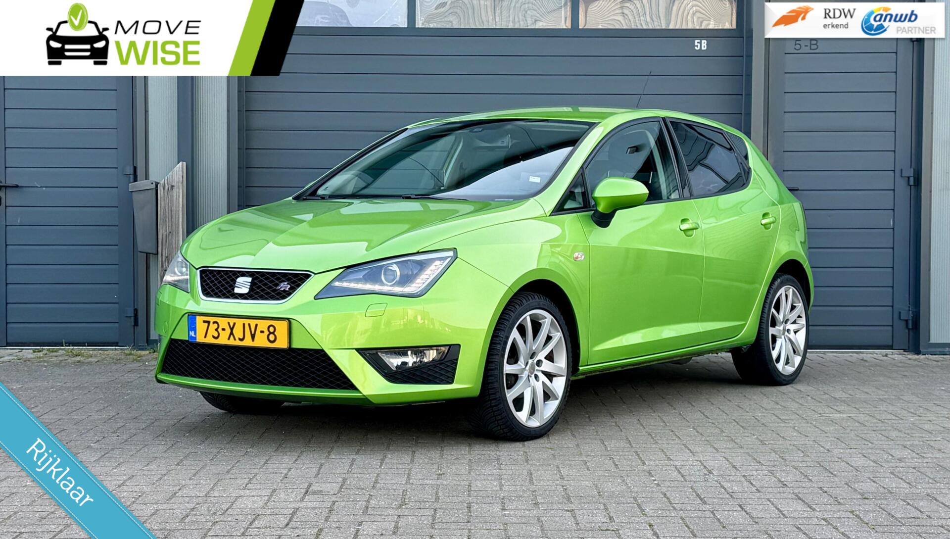 Seat Ibiza 1.2 TSI 105pk | FR UITVOERING| AUTOMAAT | LAGE KM NAP | 5 Deurs | Trekhaak | Cruise | 2012 - voorkant