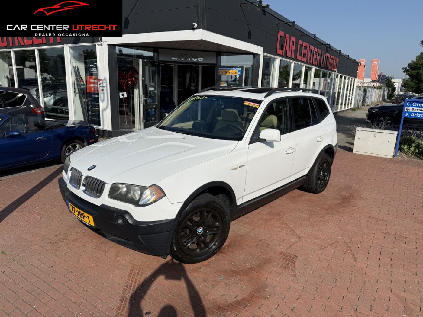 BMW X3 2.5i automaat pano leer apple carplay 2005 - voorkant