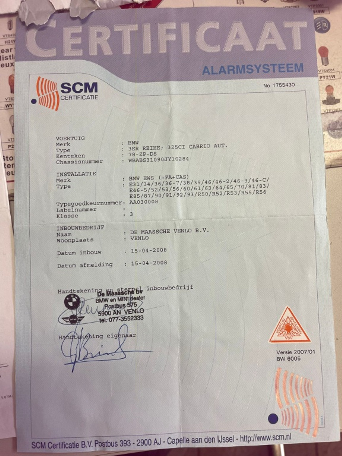 Foto van BMW 3er Reihe