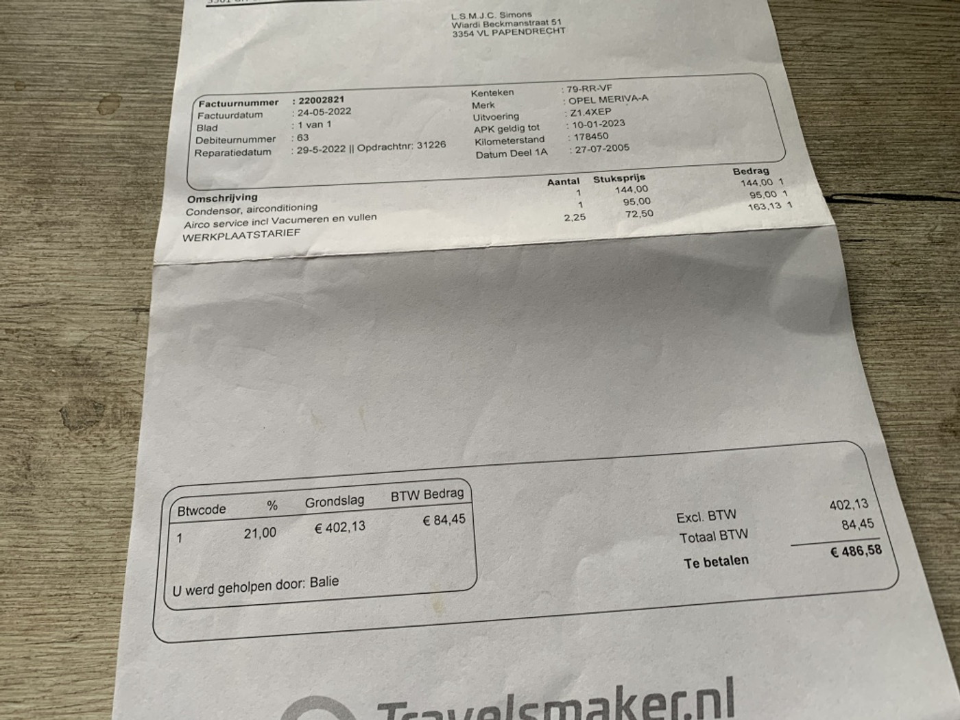 Foto van Opel Meriva-a