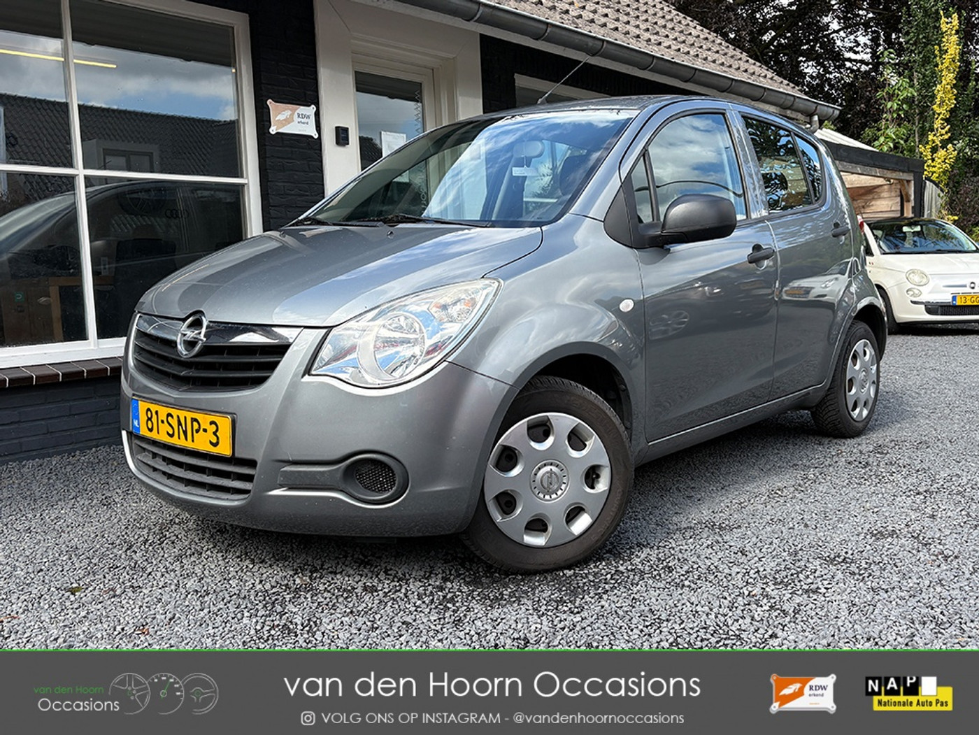 Opel Agila 1.0 NAP | EL RAMEN | 130000KM | APK'27 | ALLSEASONS 2011 - voorkant