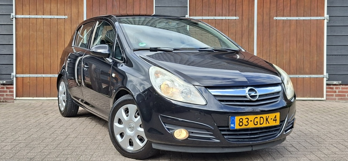 Opel Corsa 1.4-16V Enjoy | Airco | 5 deurs | Trekhaak | NAP 2008 - voorkant