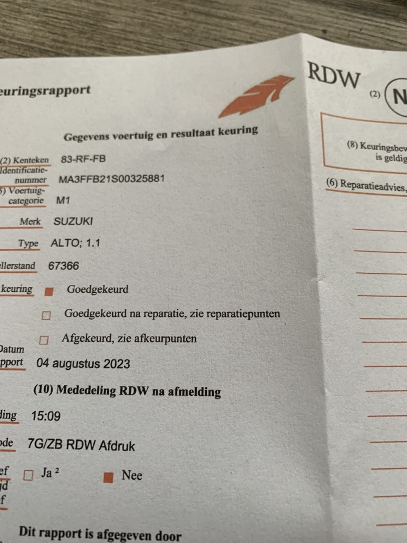 Foto van Suzuki Alto