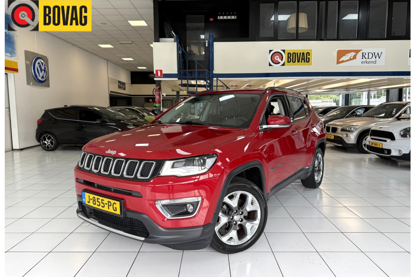 Jeep Compass 1.4 M.Air Op.Ed.Plus Bovag Garantie NAP 2017 - voorkant