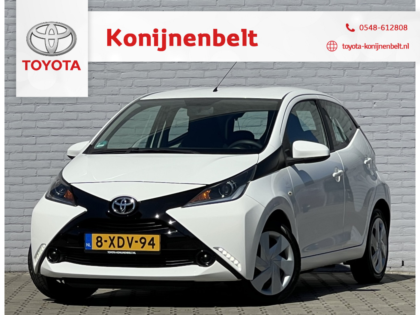 Toyota Toyota Aygo 1.0 VVT-i X-Play 5-deurs | NL auto | Airco | CPV 2015 - voorkant