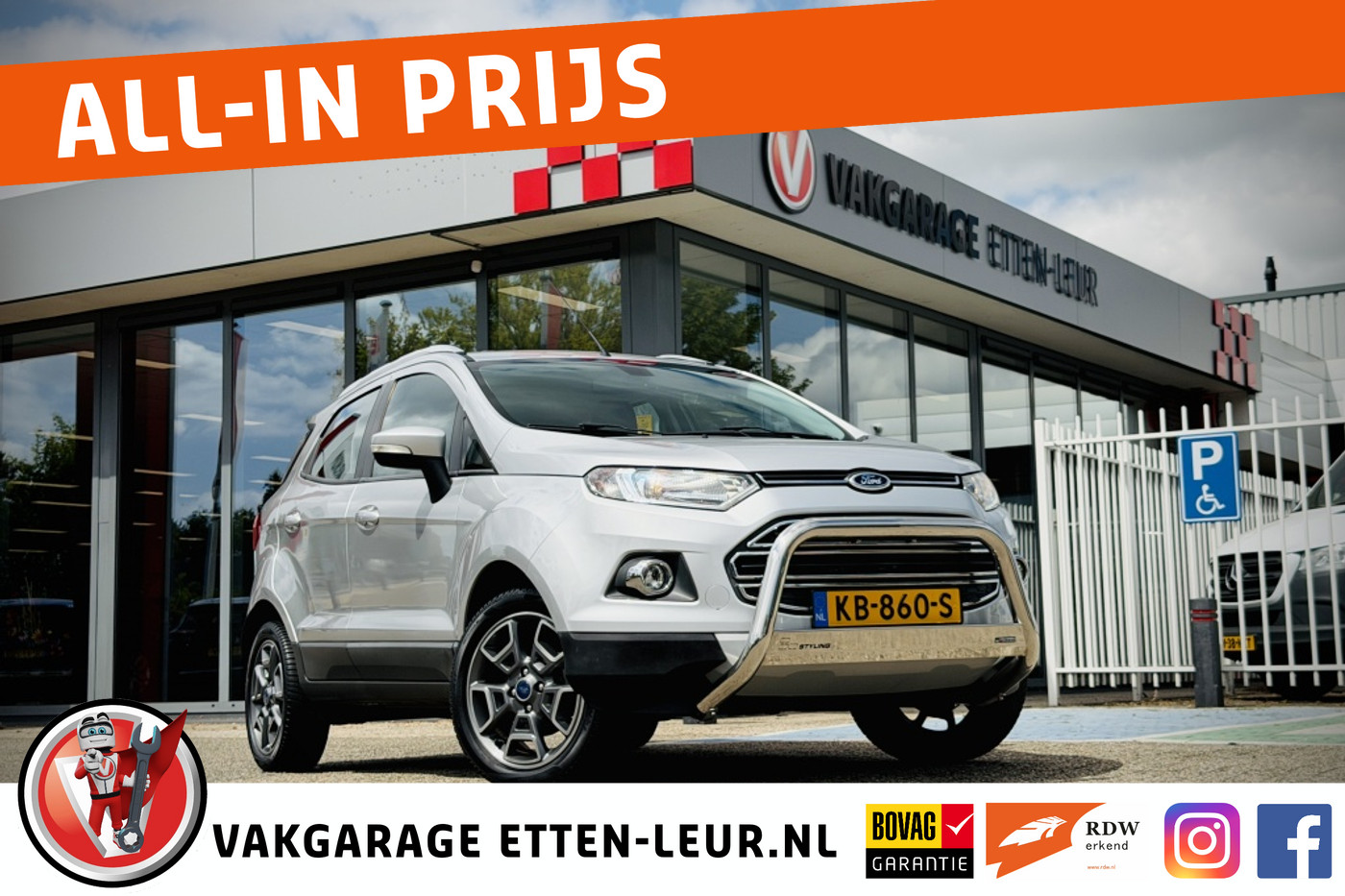 Ford Ecosport 1.0 EcoBoost Titanium 2016 - voorkant