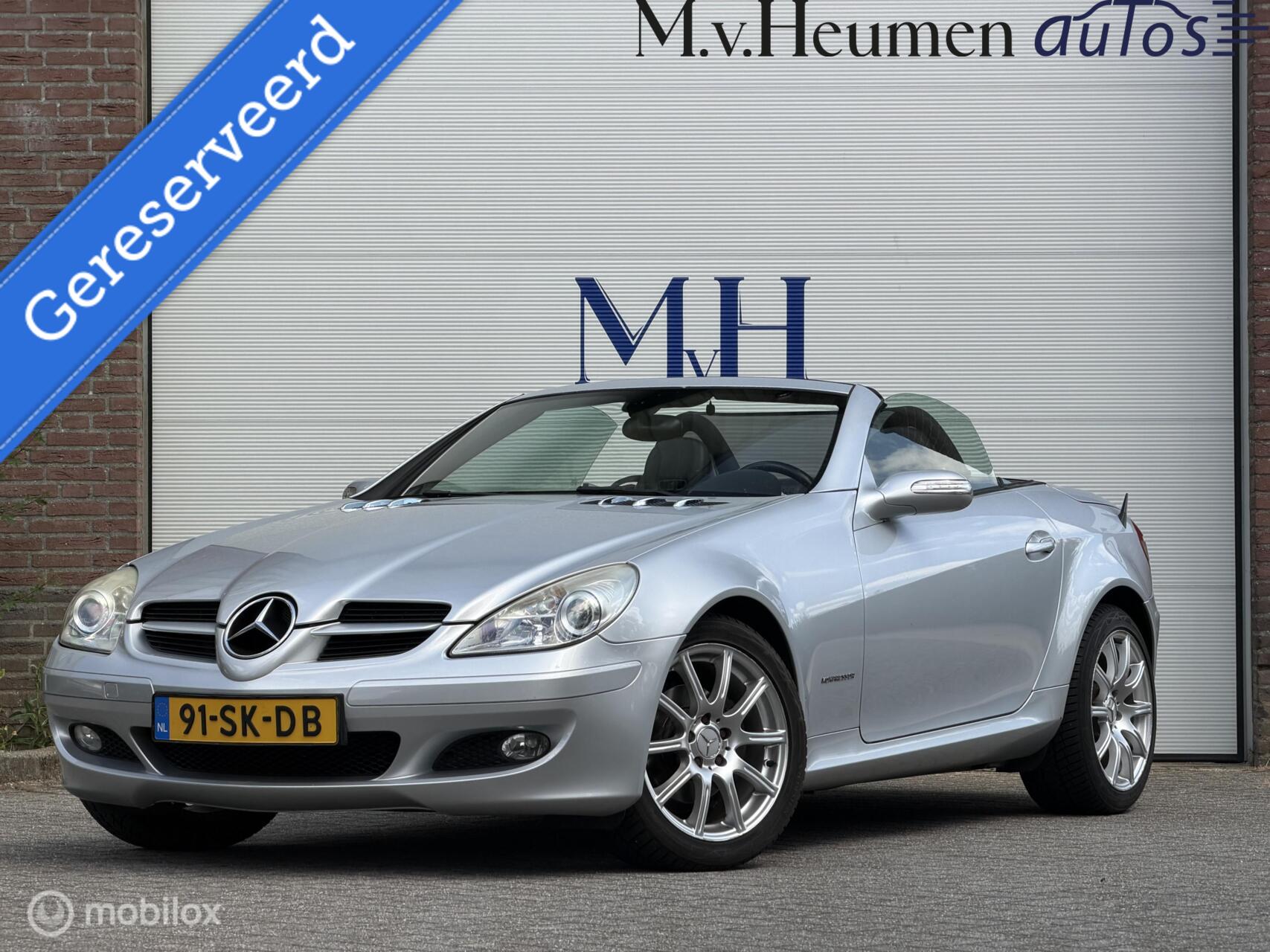 Mercedes-Benz SLK 200 Kompressor 200 K. Stoelverwarming Airscarf CarPlay Leder 2006 - voorkant