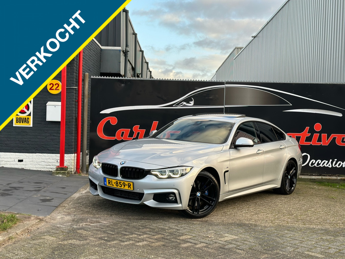 BMW 418i 418i M-Sport HeadUp/Dak/360cam/HK VOL! 2018 - voorkant