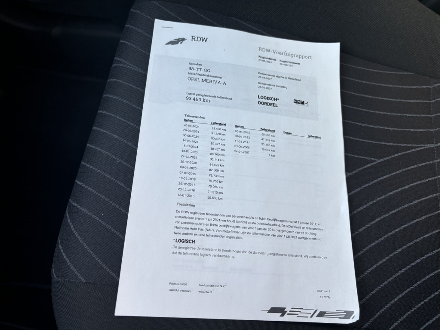 Foto van Opel Meriva-a