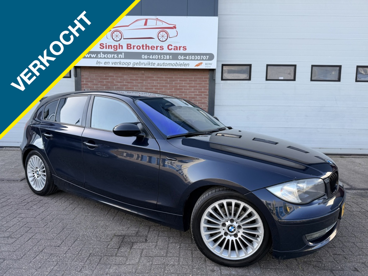BMW 1er Reihe 118i/143pk/Facelift/Nap/Carplay/Airco/6-2027 Apk!! 2007 - voorkant