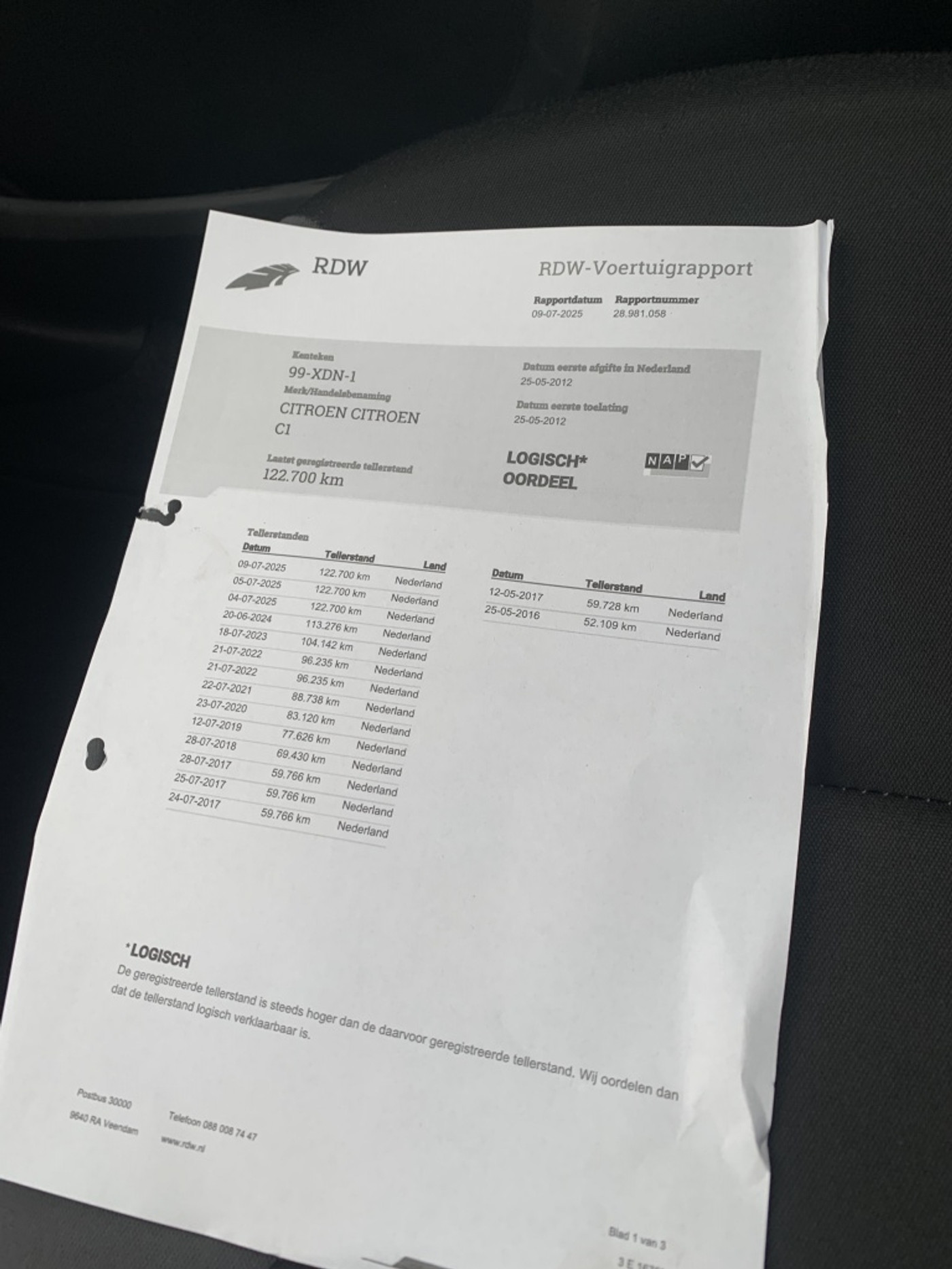 Foto van Citroen C1