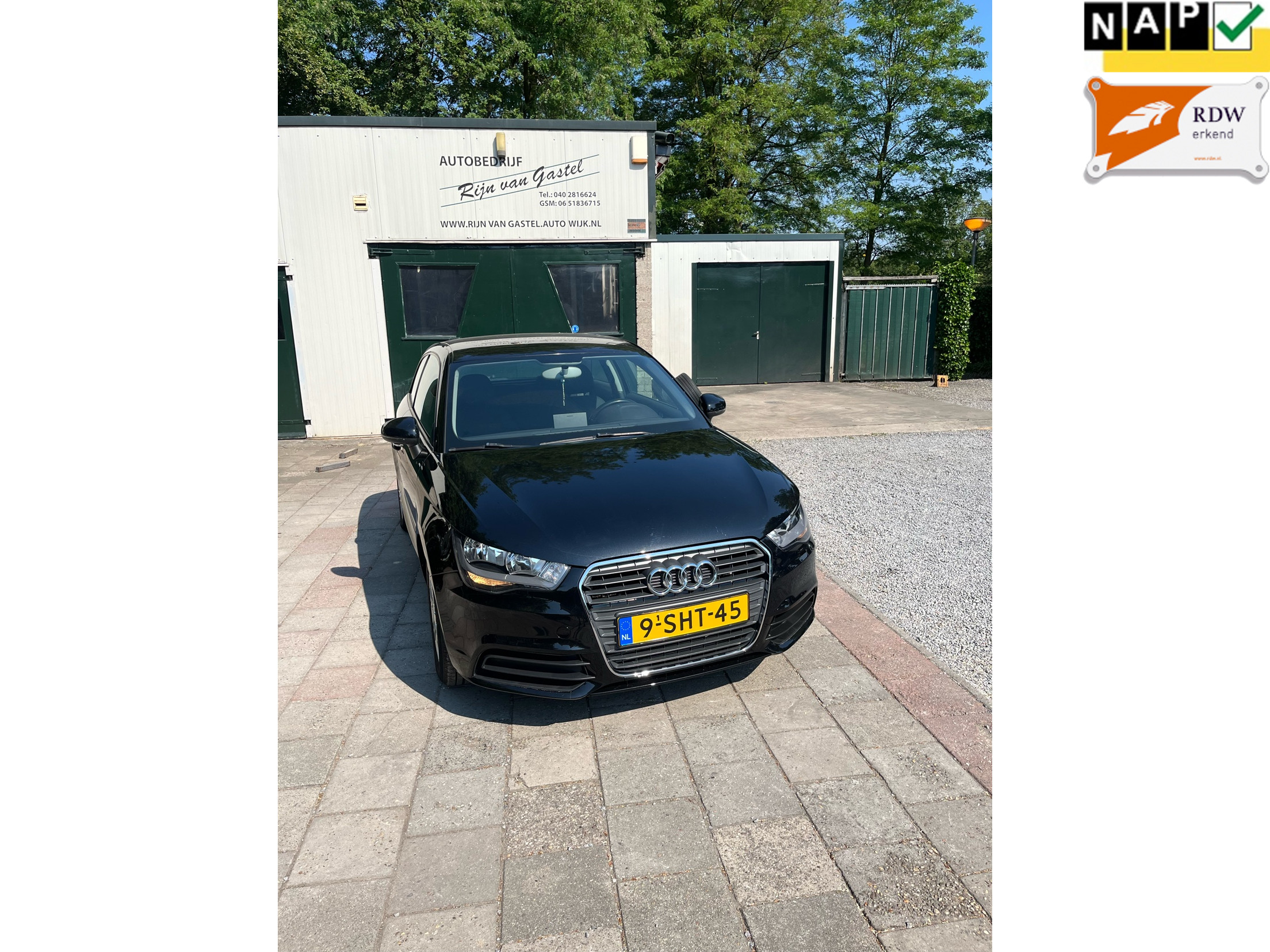 Audi A1 1.6 TDI Attr. PL. B. 2013 - voorkant