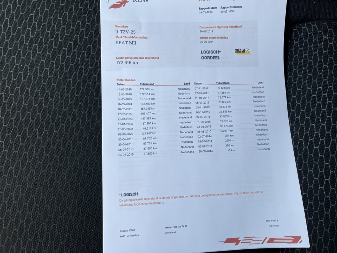 Foto van Seat Mii