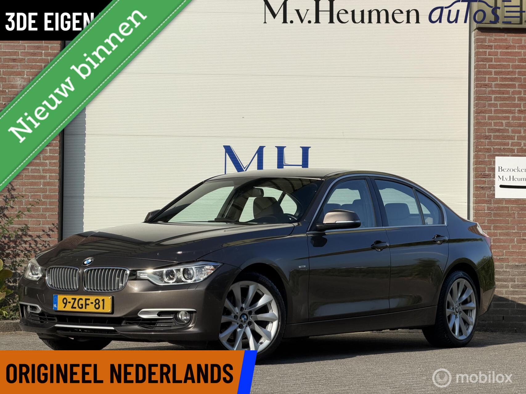 BMW 320i 320i High Executive ORG NED Sportstoelen Zwarte Hemel 2015 - voorkant