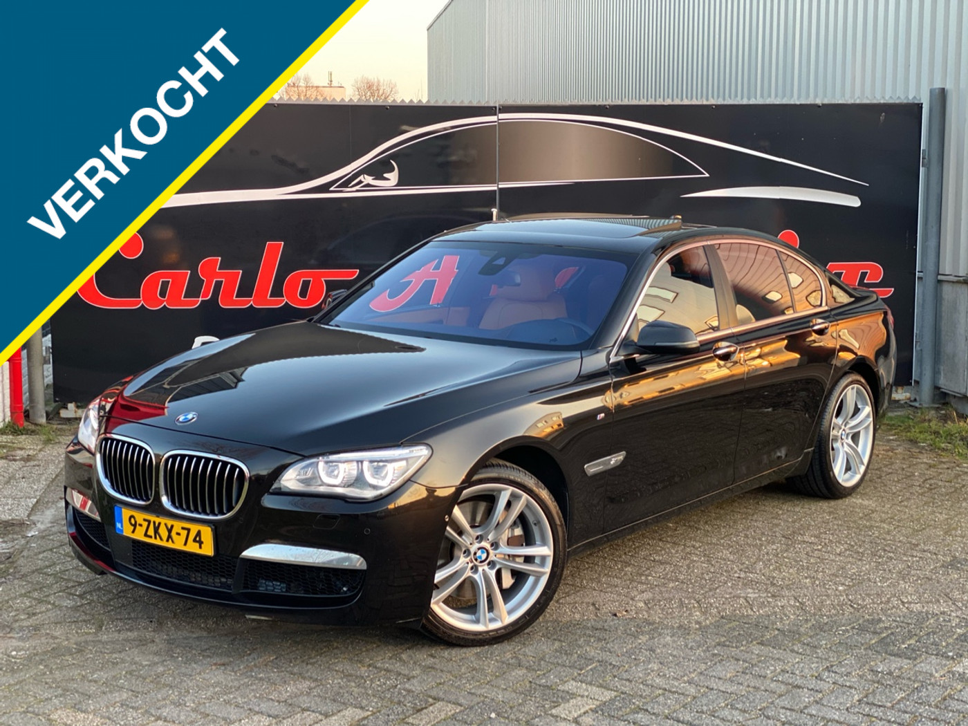 BMW 750i xDrive 750i xDrive 449PK! M-Sport INDIVIDUAL *ALLE OPTIES* 2014 - voorkant