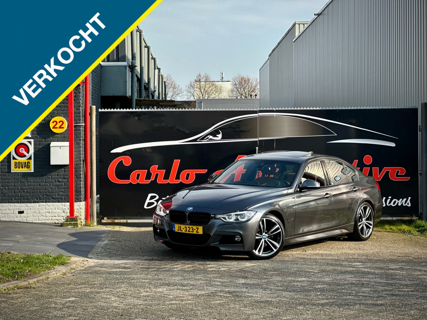 BMW 330e 330e M-SPORT HeadUP/Dak/360Cam/LaneAss VOL! 2016 - voorkant