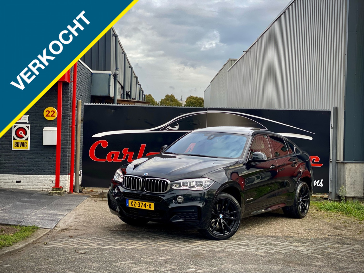 BMW X6 Xdrive40d xDrive40d M-SPORT HUD/Dak/360Cam/ACC VOL! 2017 - voorkant