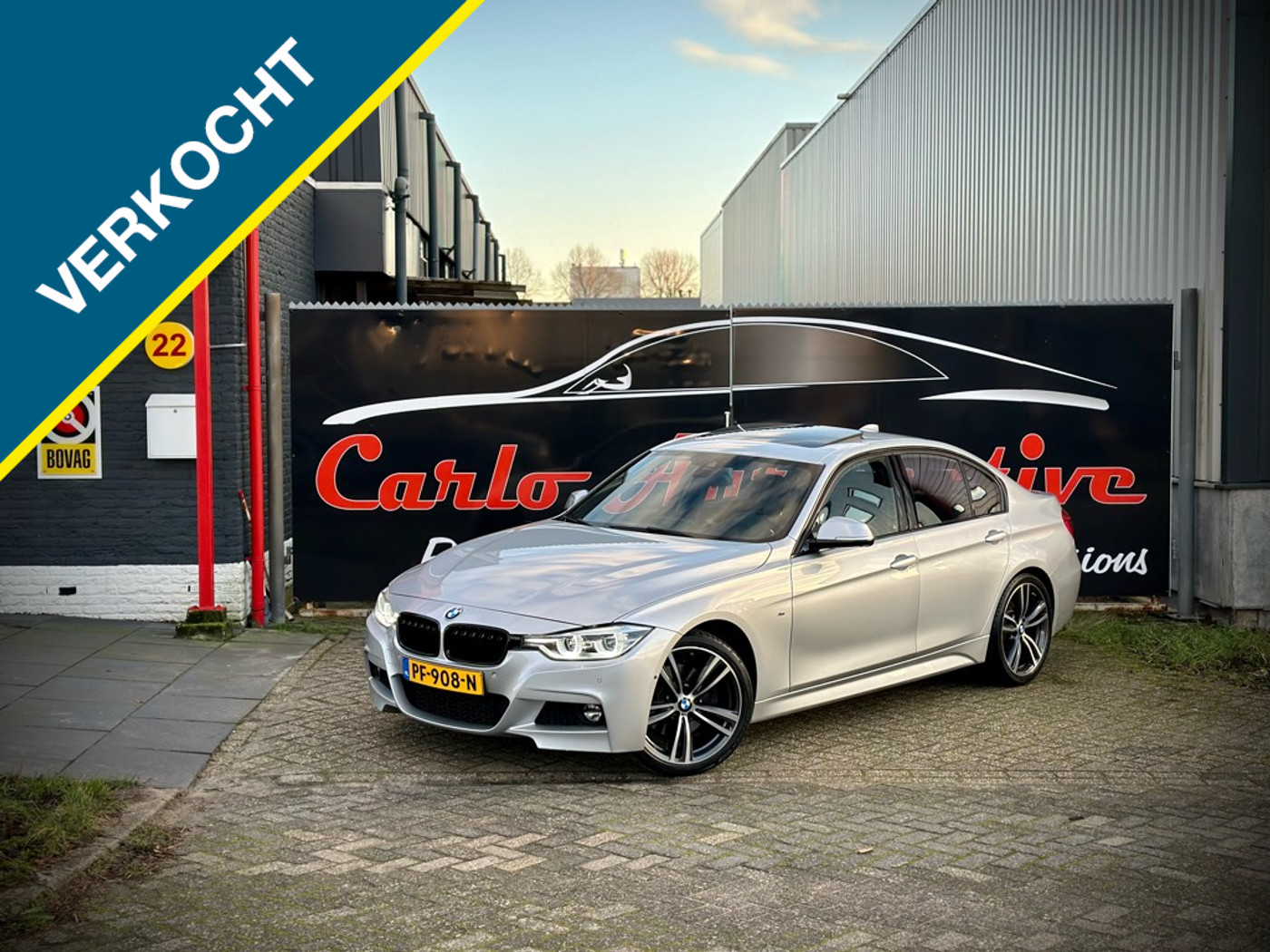 BMW 330i 330i M SPORT 252PK! HEADUP|DAK|360CAM|LANE VOL! 2017 - voorkant