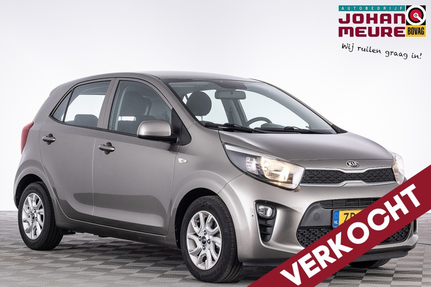 Kia Picanto 1.0 CVVT EconomyPlusLine | AIRCO | VELGEN ✅ 1e Eigenaar -2e PINKSTERDAG OPEN!- 2019 - voorkant