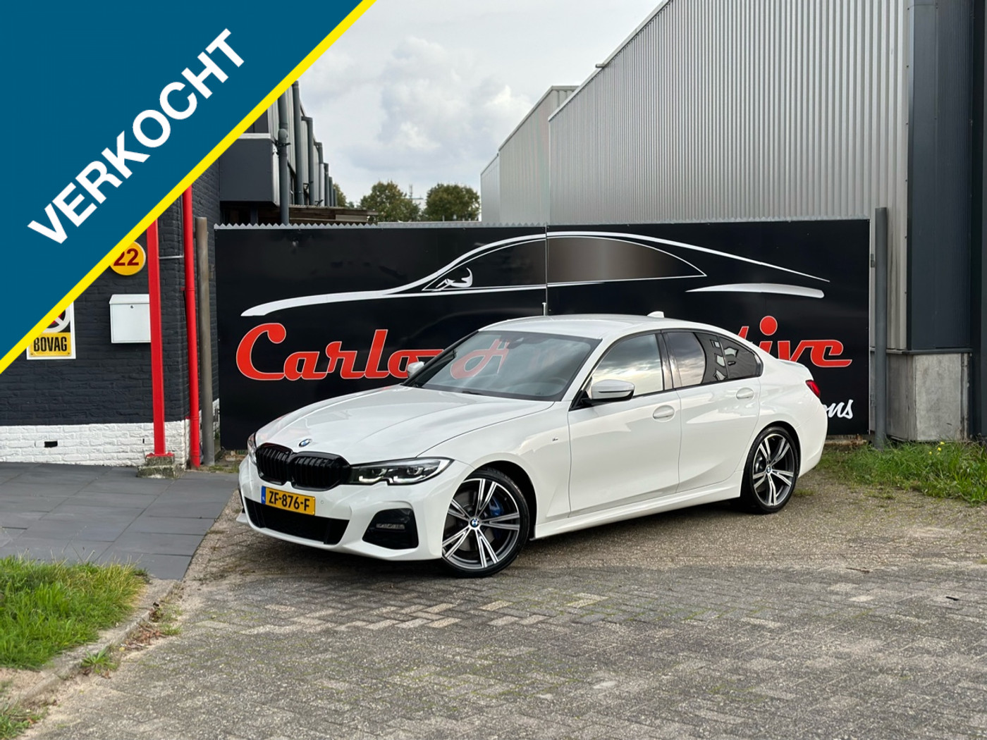 BMW 330i 330i 258PK! M-SPORT|SPORTLEER|HiFI|NL AUTO NAP 2019 - voorkant