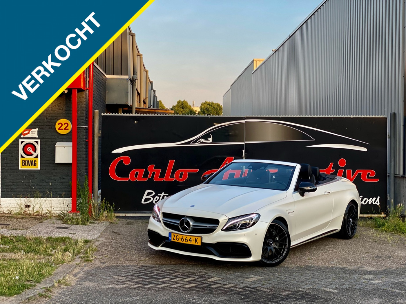 Mercedes-Benz AMG C 63 C63 AMG *DESIGNO* ALLE OPTIES! *UNIEK* 2016 - voorkant