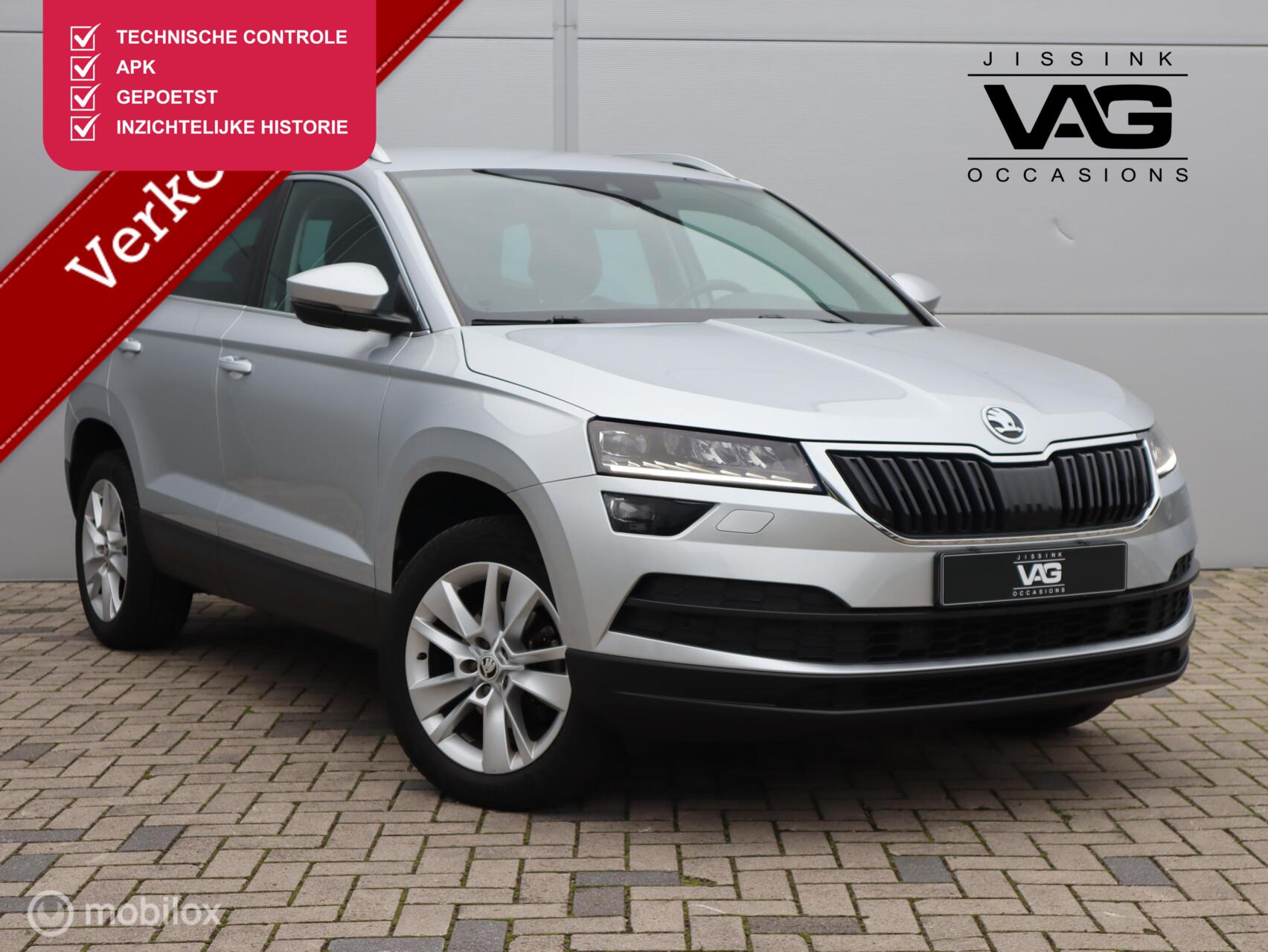 Skoda Karoq 1.5 TSI Camera LED PDC Automaat Stoelverwarming 2020 - voorkant