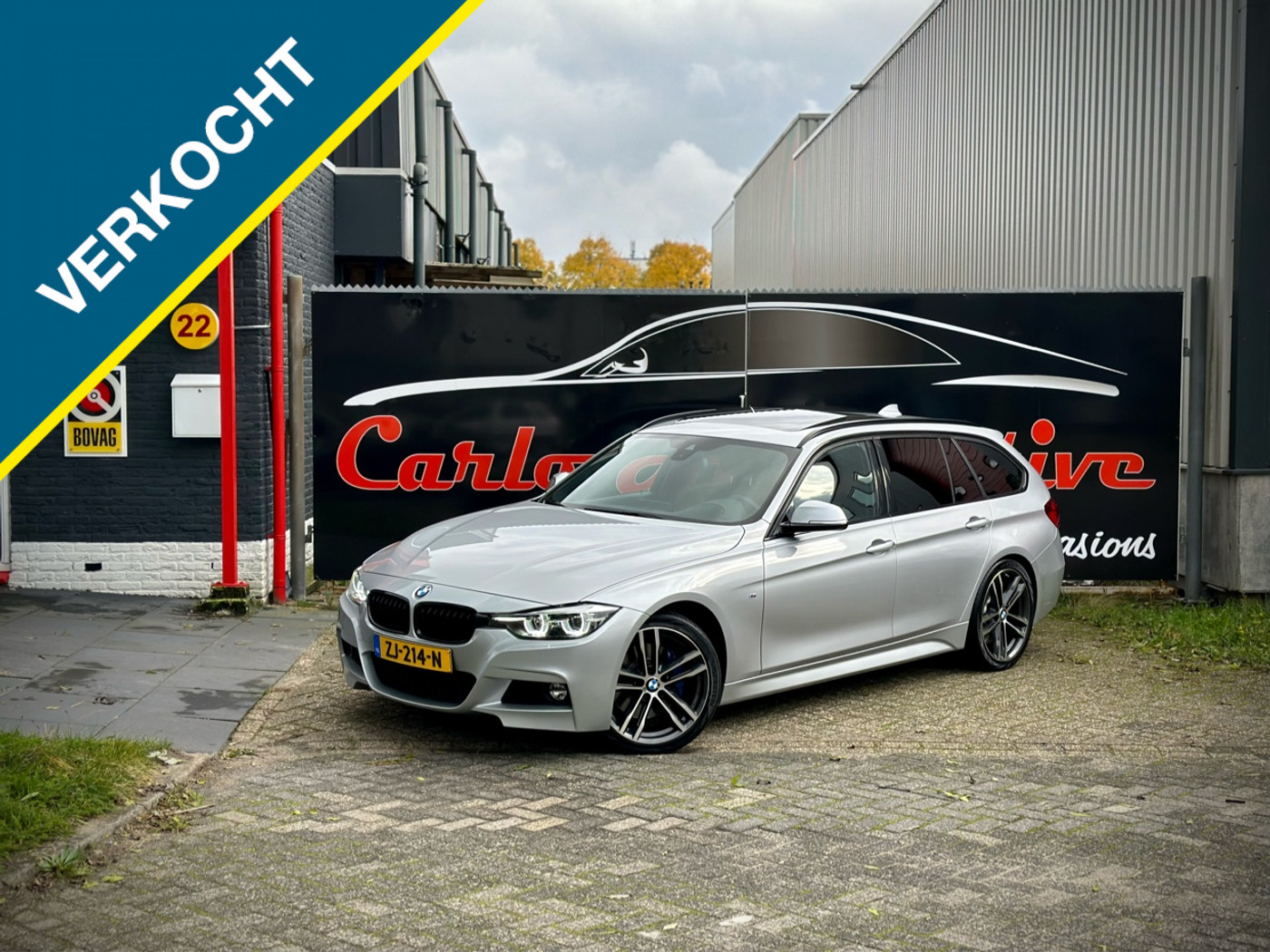 BMW 320i 320i M-SPORT PANO|HEADUP|VIRTUAL|TREKHAAK ELEK. NAP! 2019 - voorkant