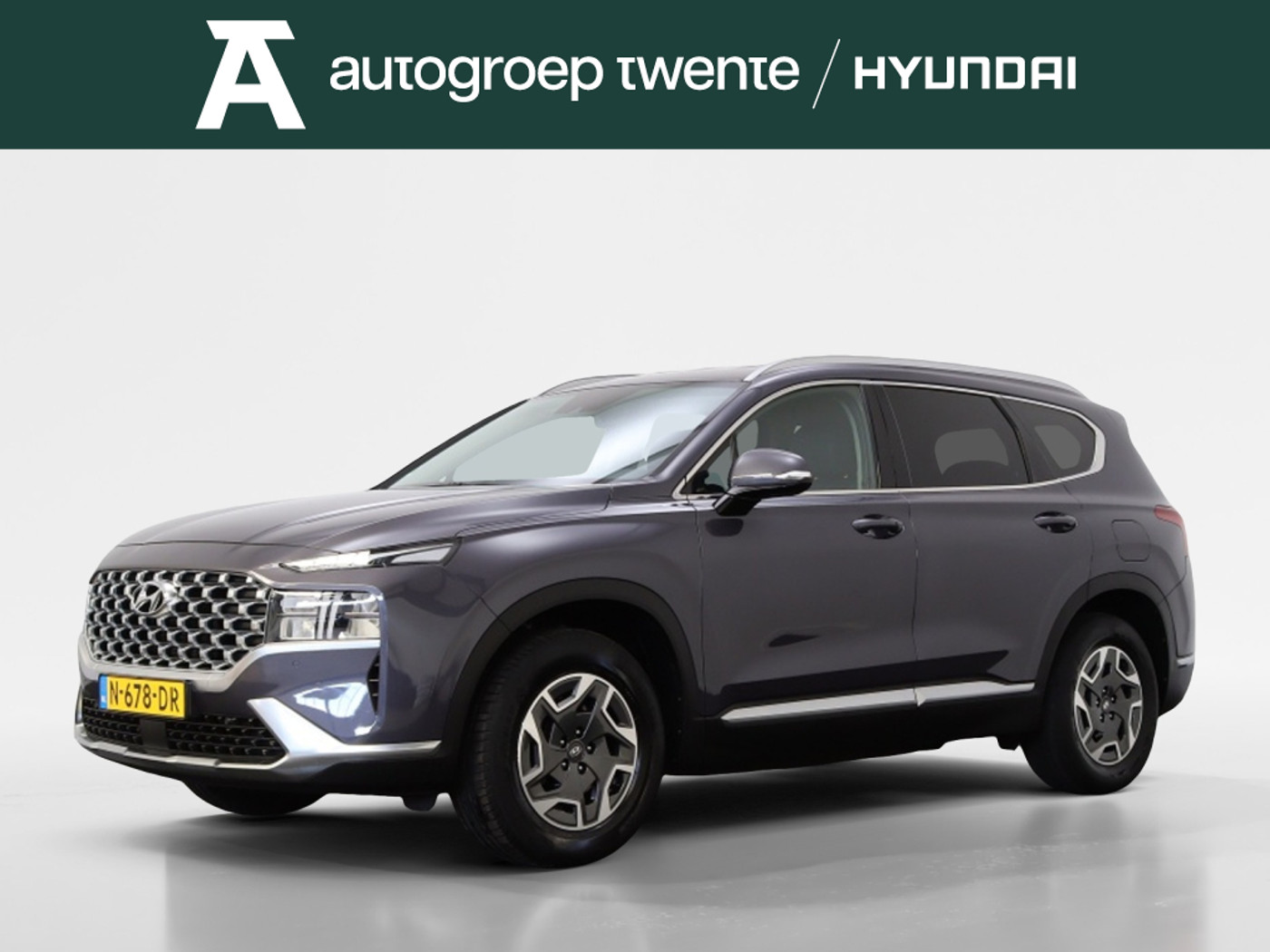 Hyundai Santa Fe 1.6 T-GDI HEV Comfort Smart 7p. 2021 - voorkant