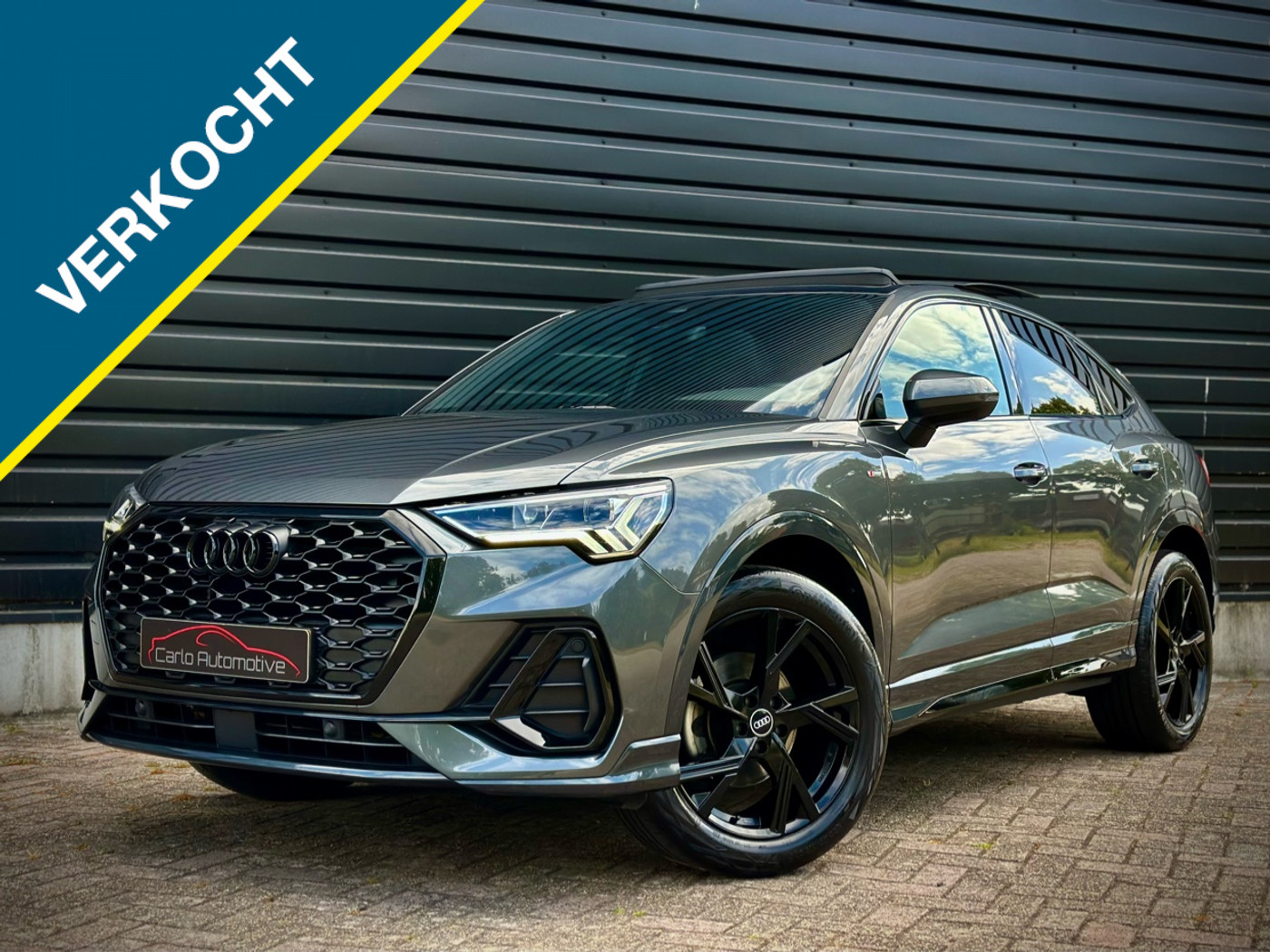 Audi Q3 Sportback 35 TFSI 3x S-LINE PANO|VIRTUAL|SFEER|LANE|MATRIX 2020 - voorkant