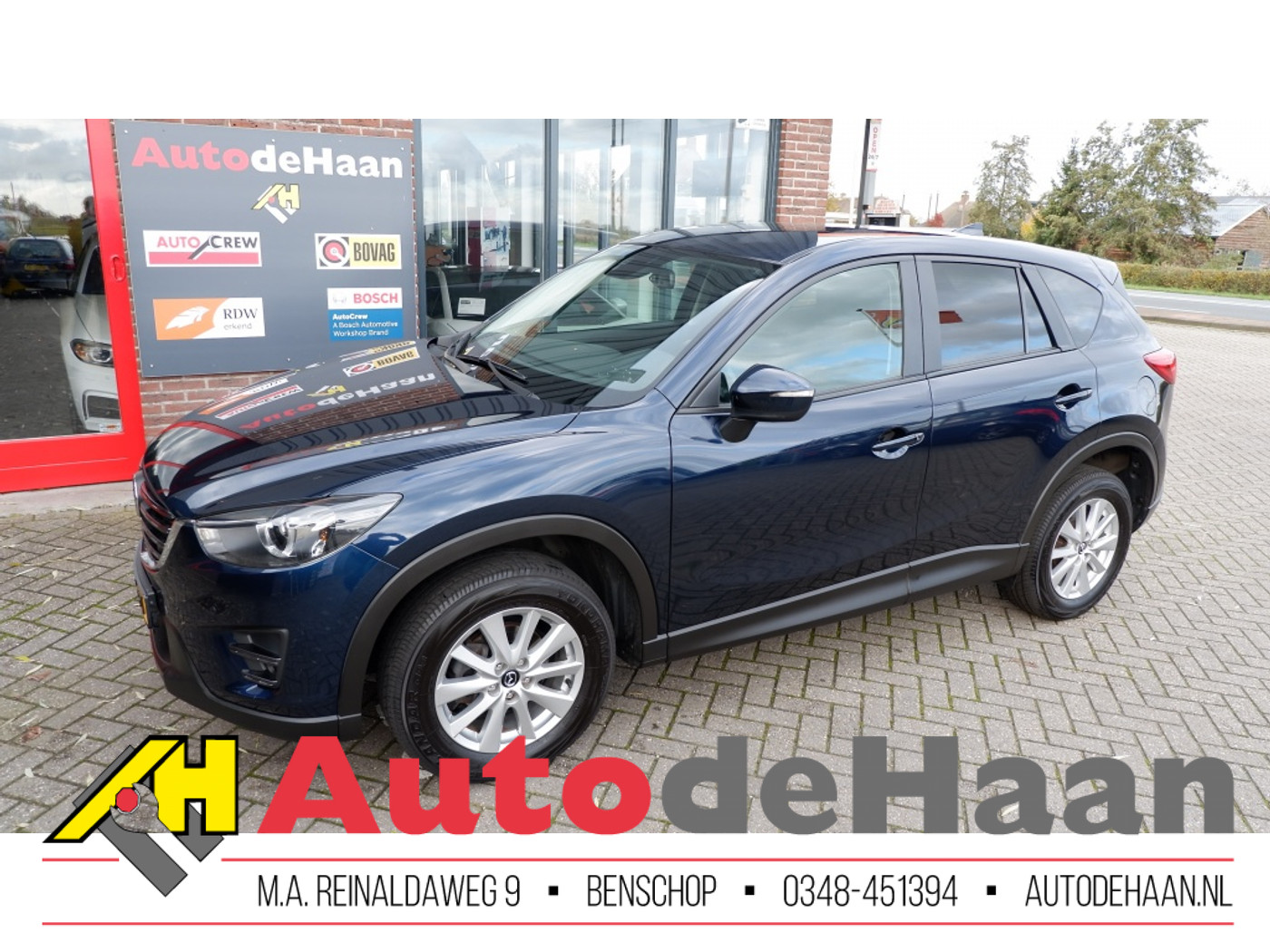 Mazda Mazda Cx-5 2.0 Excl.Line 165 pk Navi/Led/Facelift model! 2016 - voorkant