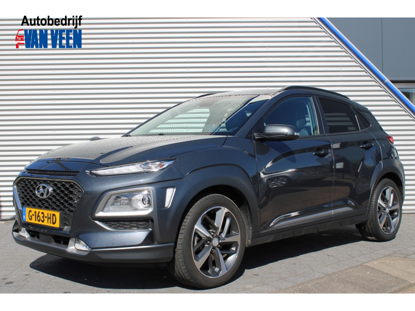 Hyundai Kona 1.0 T-GDI Premium | Trekhaak | Leder | HUD | Navigatie 2019 - voorkant
