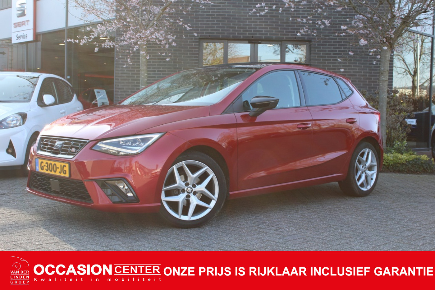 Seat Ibiza 1.0 TSI FR Navi/Pano/Led/Carplay/Pdc/Wint "RIJKLAAR" 2017 - voorkant
