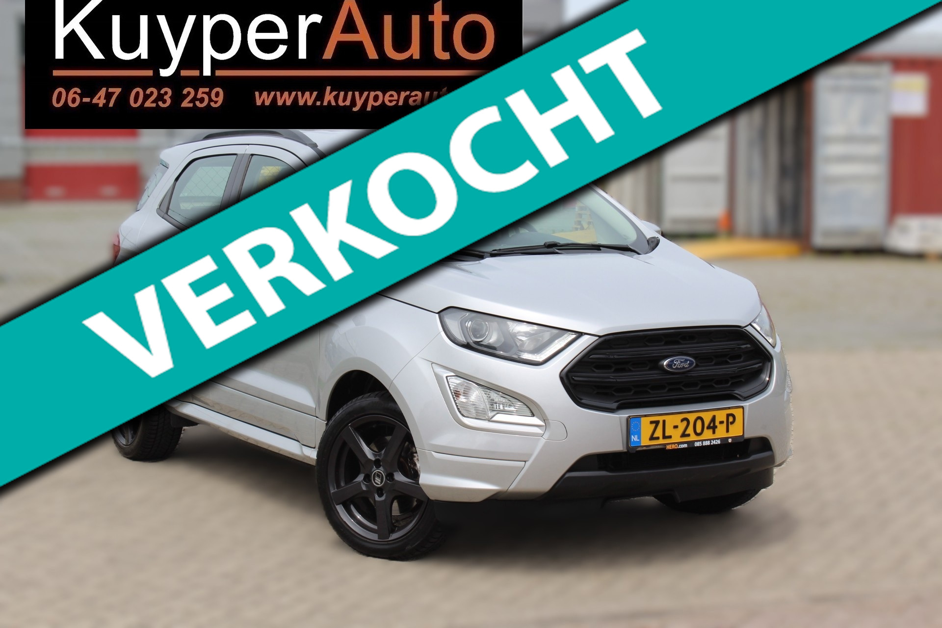 Ford Ecosport 1.0 EcoBoost ST-Line DEALER ONDERHOUDEN 2018 - voorkant