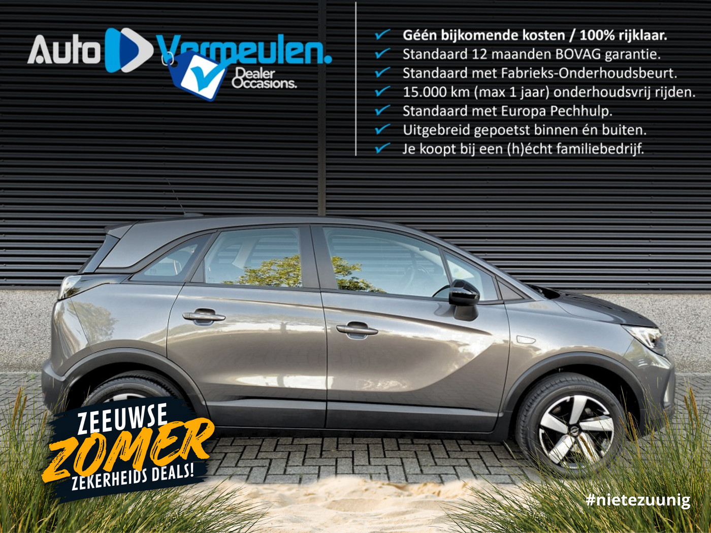 Opel Crossland 1.2 Turbo Edition 2021 - voorkant