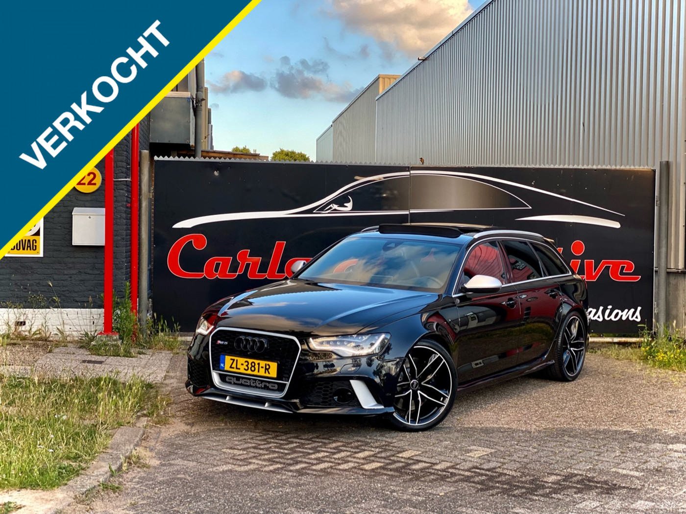 Audi RS 6 Avant 4.0 TFSI HUD|PANO|SOFTCLOSE|NIGHTVIS|MILLTEK VOL! 2013 - voorkant