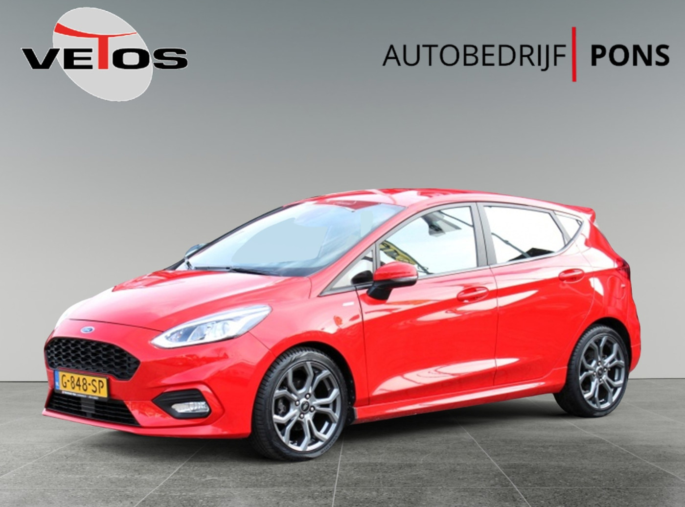 Ford Fiesta 1.0 EcoBoost ST-Line 2019 - voorkant