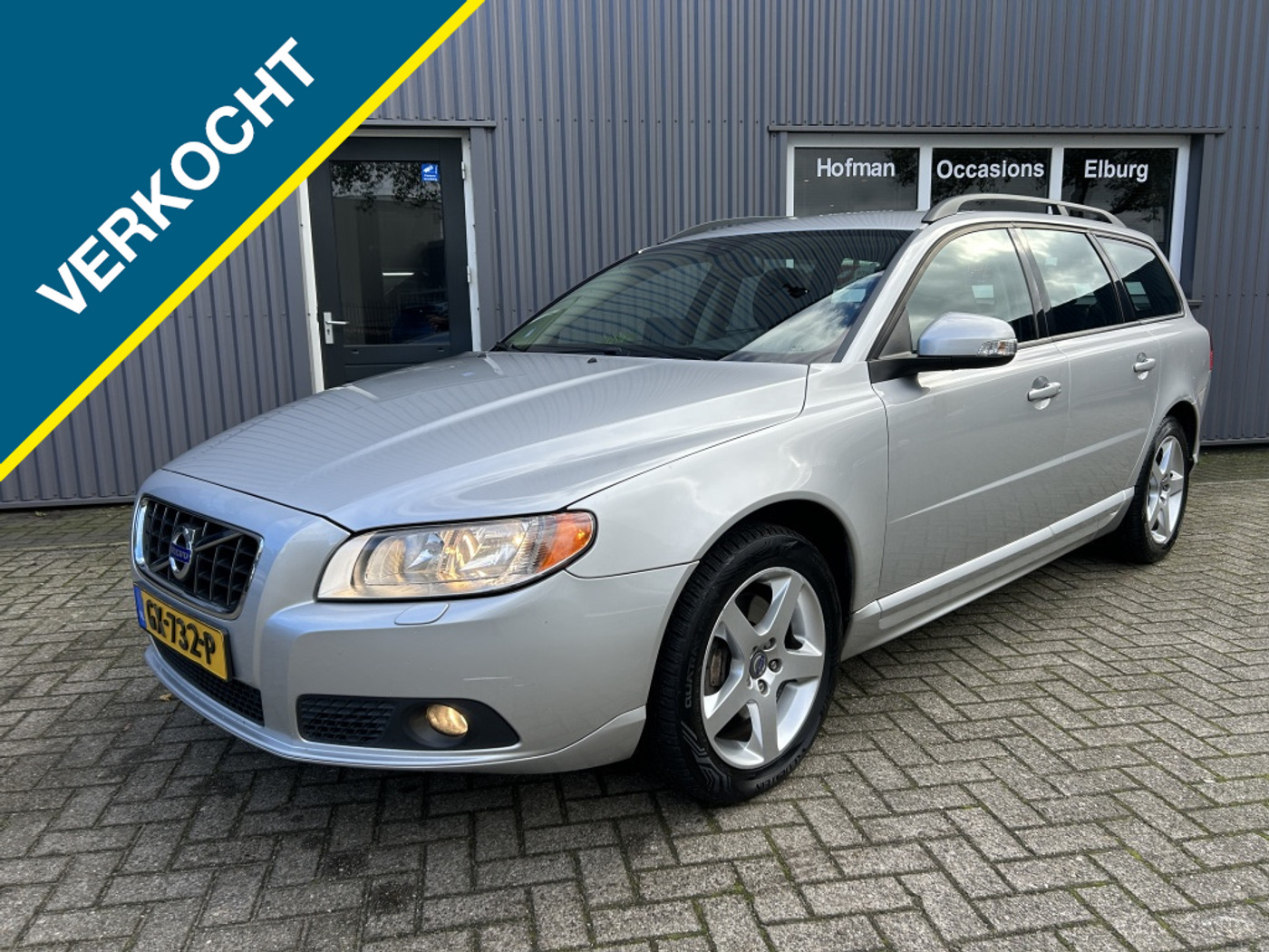 Volvo V70 2.5T AUT LPG G3 Kinetic Leer PDC NAVI 267DKM! 2008 - voorkant