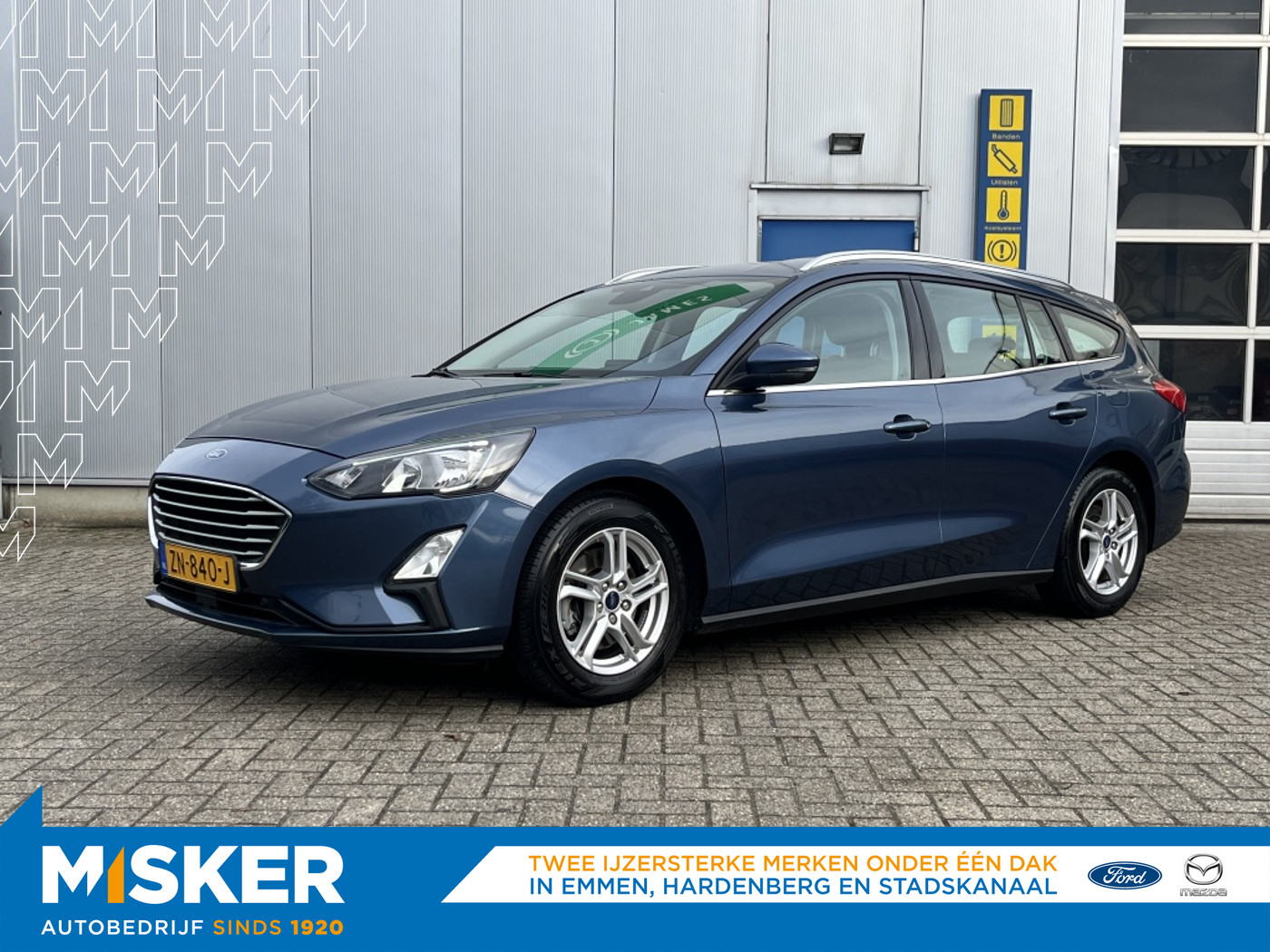 Ford Focus 1.0 EcoB Trend edition, NAP, CRUISE, NAVI, LMV, 2019 - voorkant