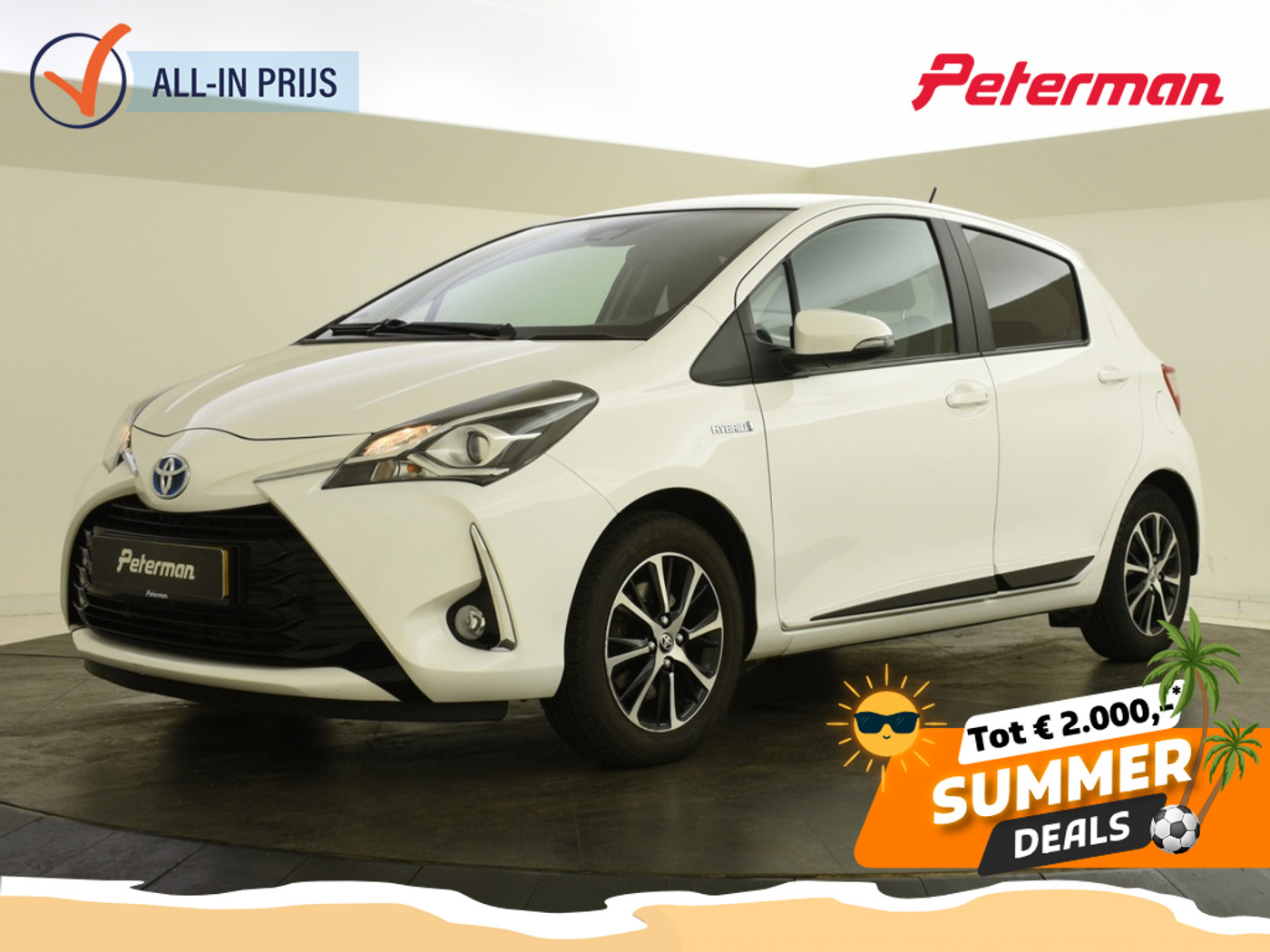 Toyota Toyota Yaris Hybrid 1.5 Hybrid Design | LM Velgen | Trekhaak | Camera 2018 - voorkant