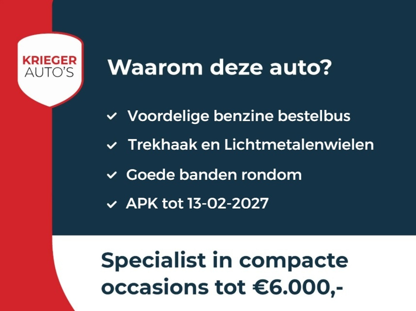 Foto van Volkswagen Caddy