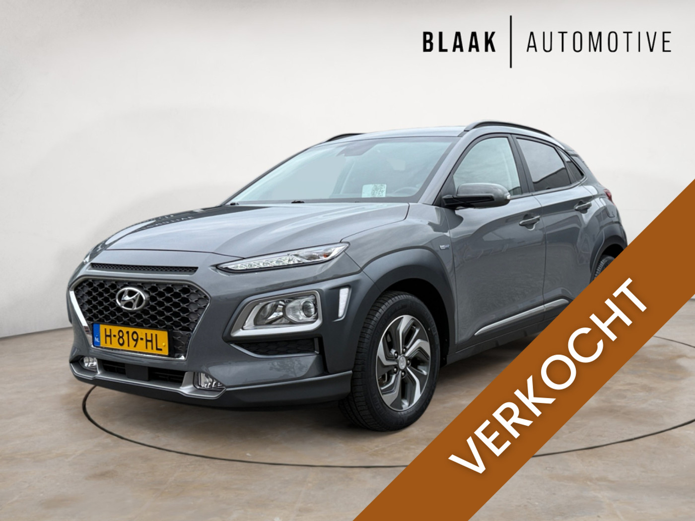 Hyundai Kona 1.6 GDI HEV Fashion | head-up | keyless | Nl-auto 2020 - voorkant