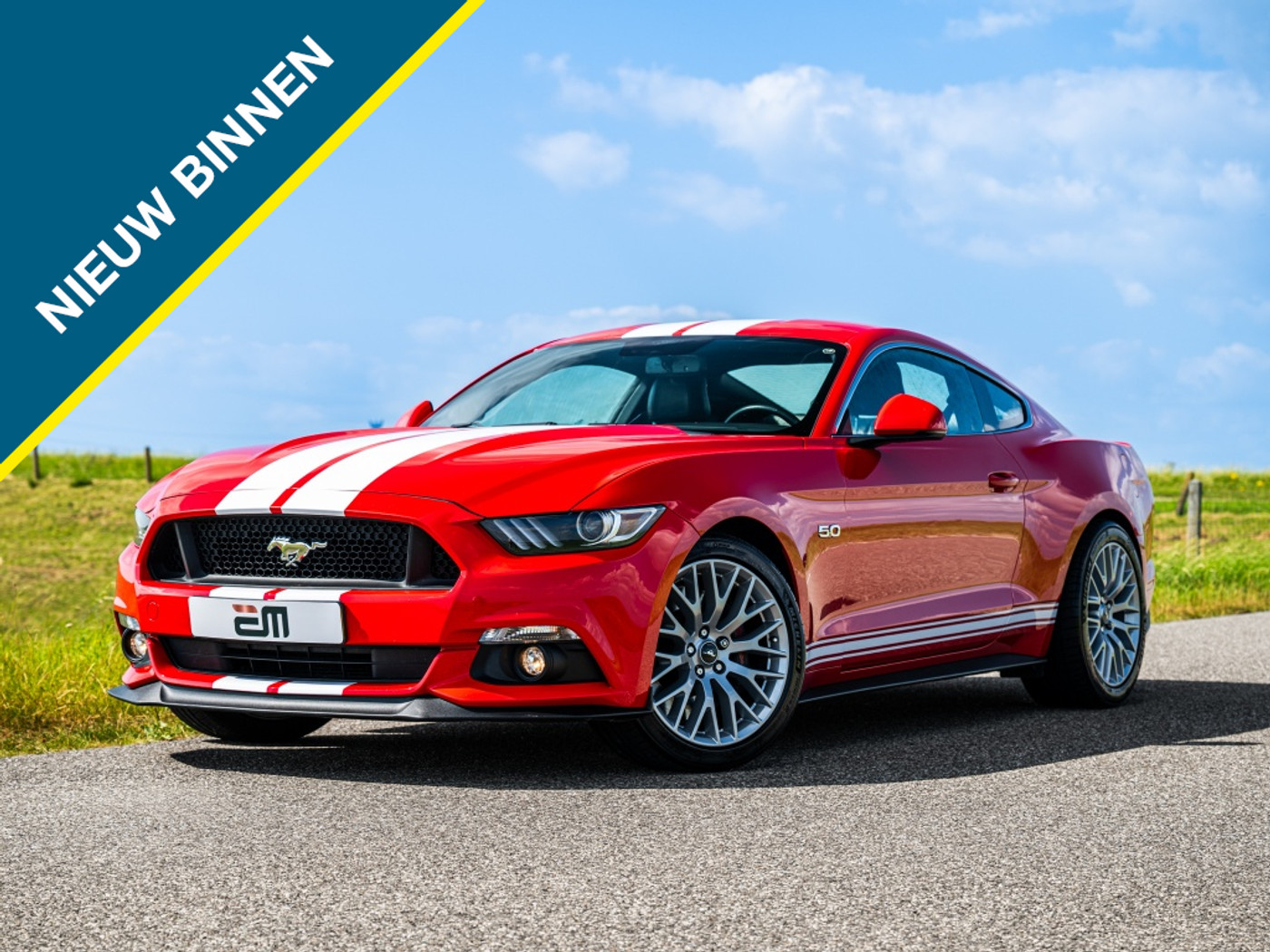 Ford Mustang 5.0 GT Org. EU - Dealer Oh. - Clean Title 2016 - voorkant