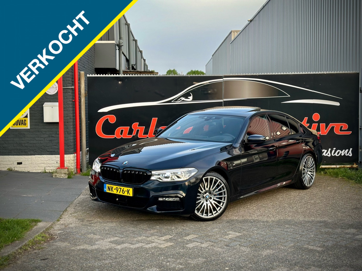 BMW 540i 540i M-SPORT 340PK! HEADUP|DAK|HK|MASSAGE VOL! 2017 - voorkant